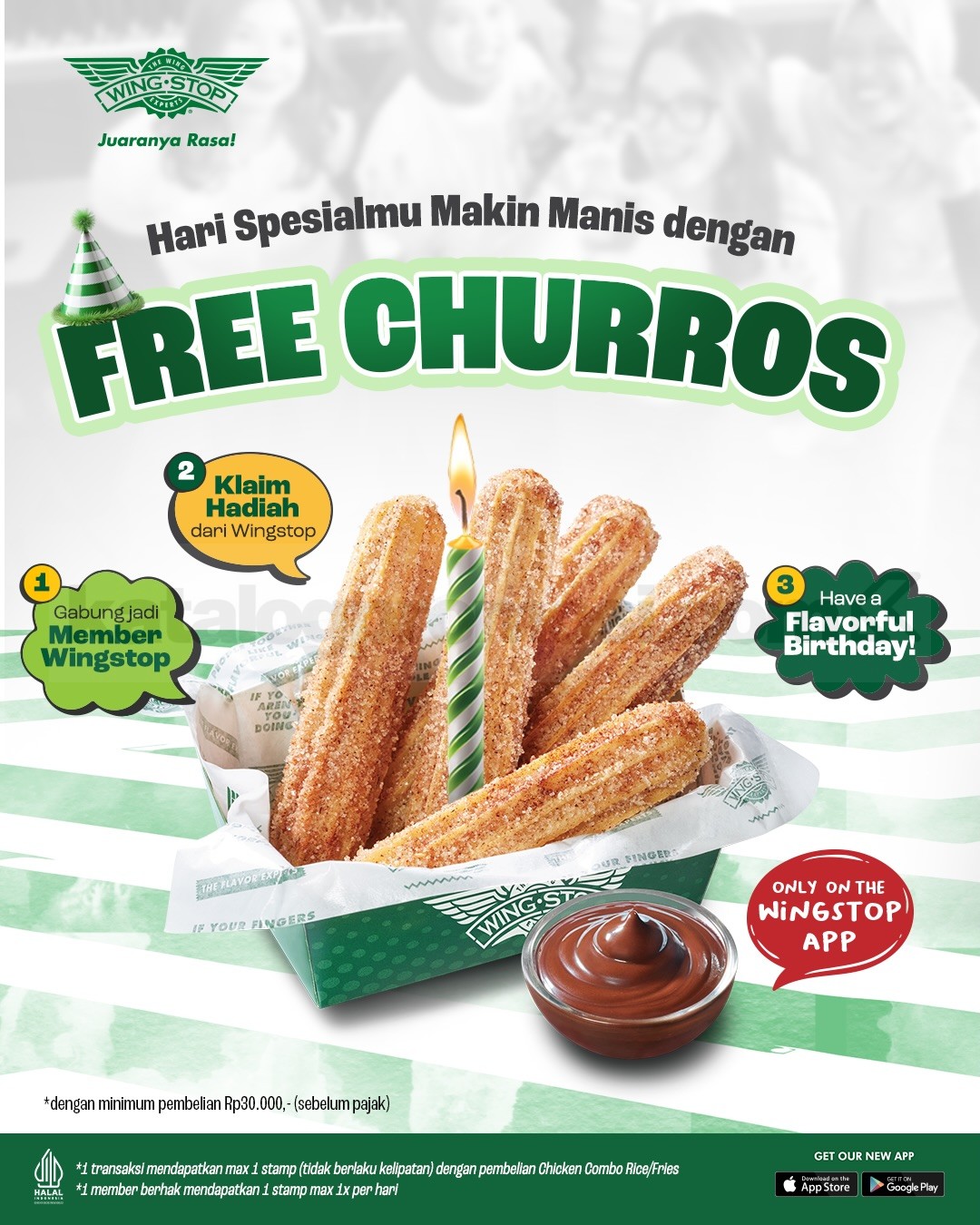 Promo Wingstop Member Voucher Diskon hingga 50% Promo Wingstop Member Voucher Diskon hingga 50% 3