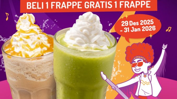 Promo Wizzmie Buy 1 Get 1 Frappe dengan pembelian WizzChicken