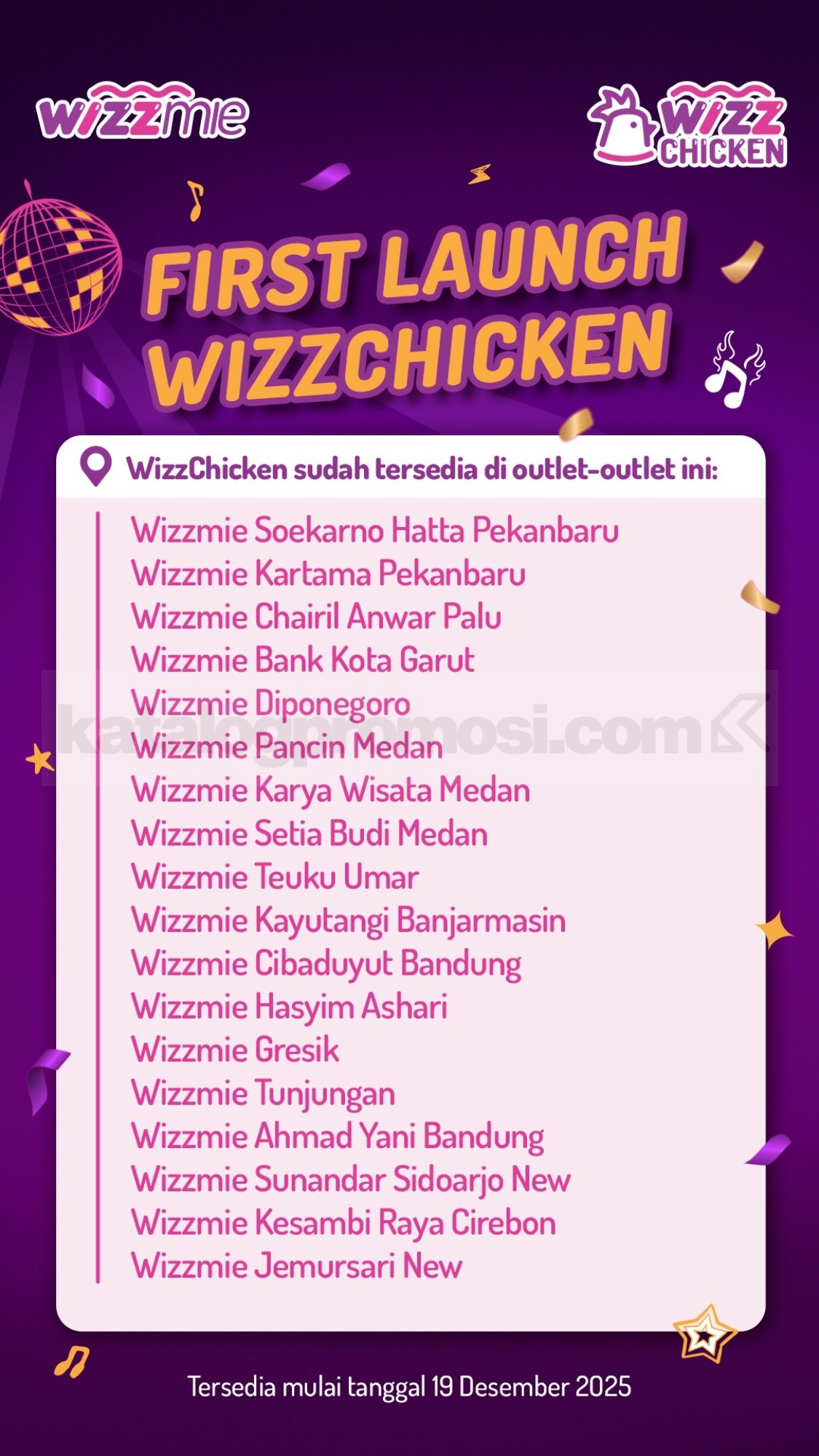 Promo Wizzmie WIZZCHICKEN Buy 1 Get 1 Paket Rock Promo Wizzmie WIZZCHICKEN Buy 1 Get 1 Paket Rock 2