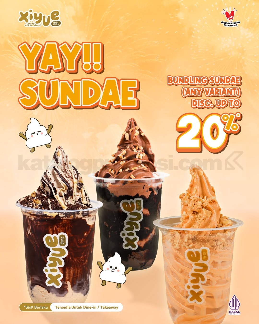 Promo XiYue Bundling Sundae Diskon hingga 20% Promo XiYue Bundling Sundae Diskon hingga 20%