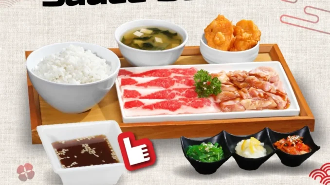 Promo Yakiniku Like Chicken & Sauce Set Karubi Rp. 78 ribu dengan pilihan sauce spesial dan satu set lengkap