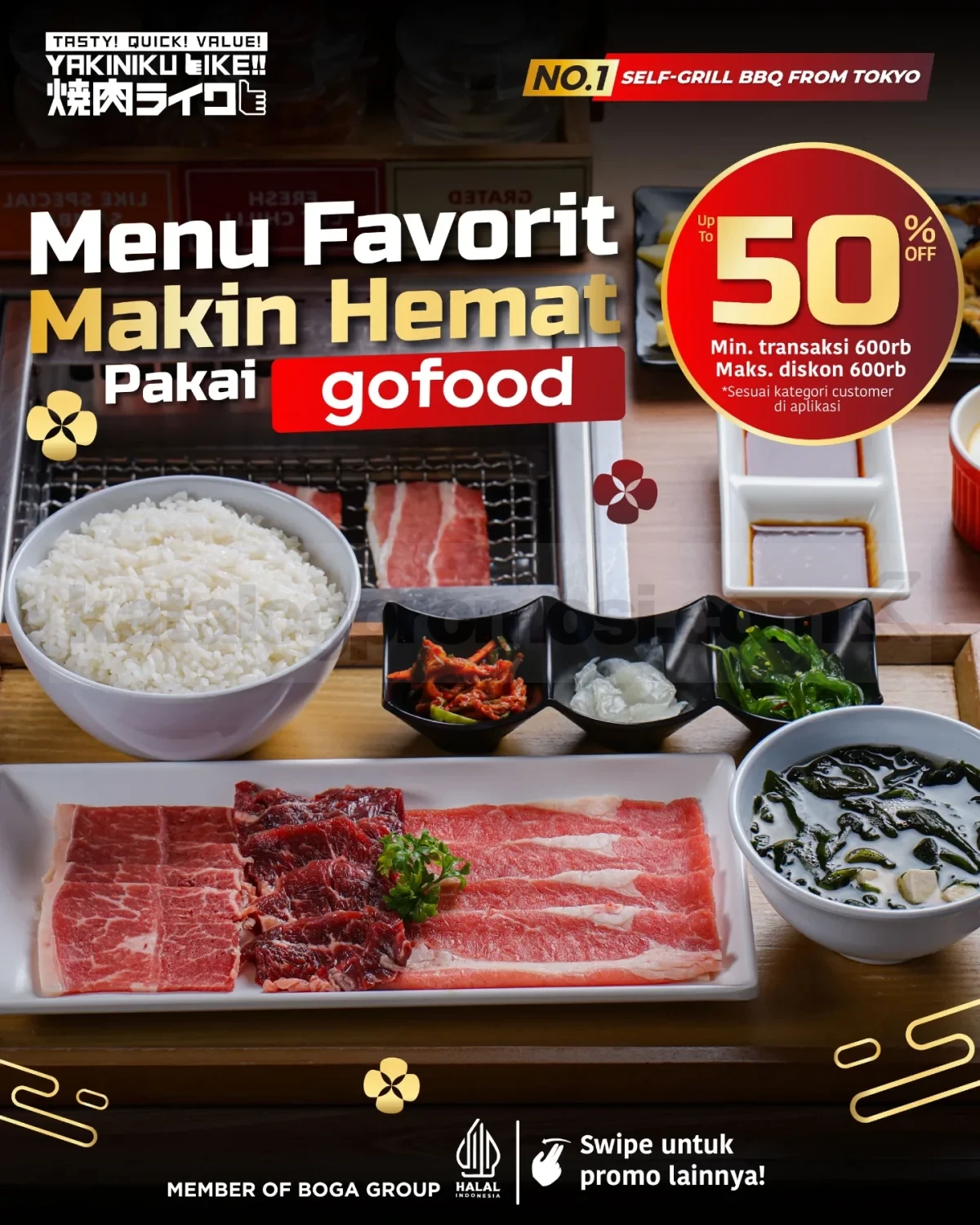 Promo Yakiniku Like Delivery Diskon hingga 50% Promo Yakiniku Like Delivery Diskon hingga 50% 3