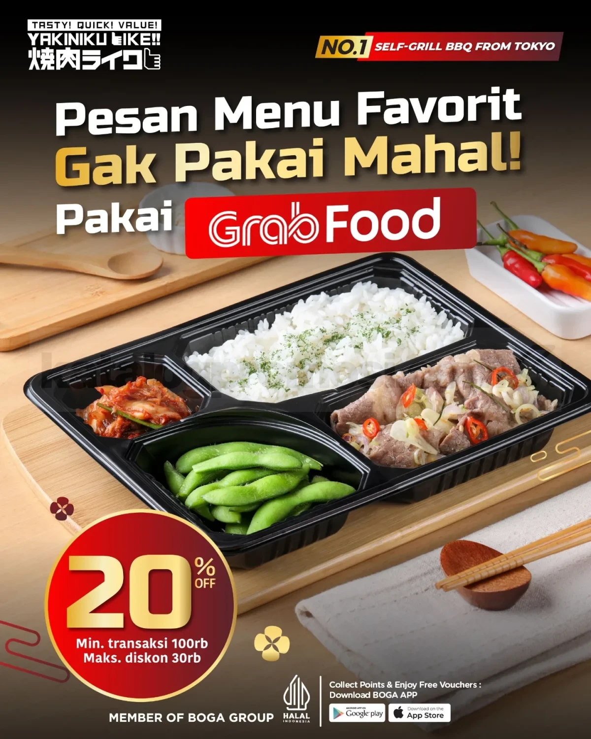 Promo Yakiniku Like Delivery Diskon hingga 50% Promo Yakiniku Like Delivery Diskon hingga 50% 4