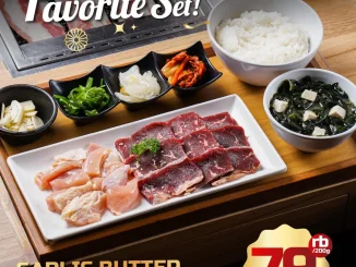 Promo YAKINIKU LIKE Garlic Butter Chicken & Skirt Set Rp. 79.000