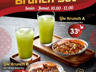 Promo Yakiniku Like New! Like Brunch Set mulai Rp. 33.000 dengan Chicken dan Beef Mentai Baked Rice