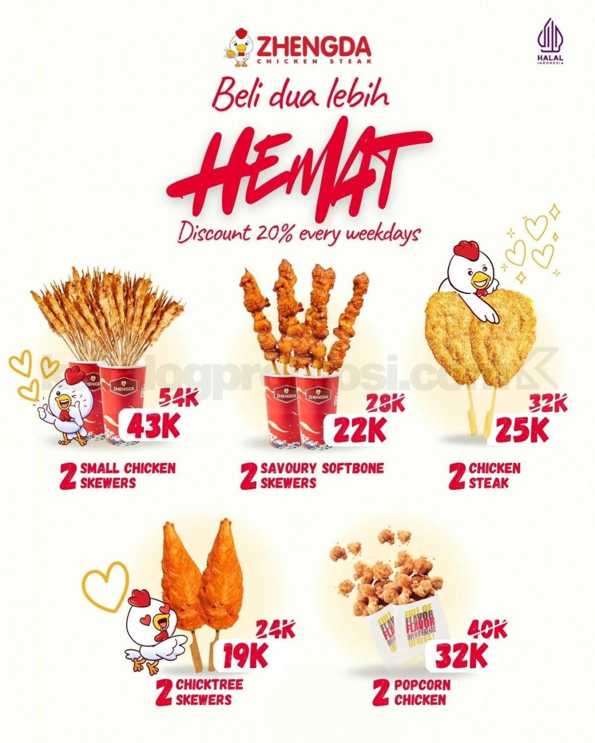 Promo ZHENGDA Beli Dua Lebih Hemat Diskon 20% Promo ZHENGDA beli dua lebih hemat diskon 20%