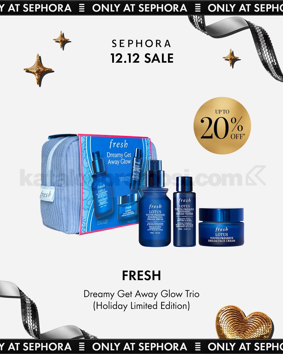 Promo Sephora 12.12 Sale diskon hingga 20% Promo Sephora 12.12 Sale diskon hingga 20% 12