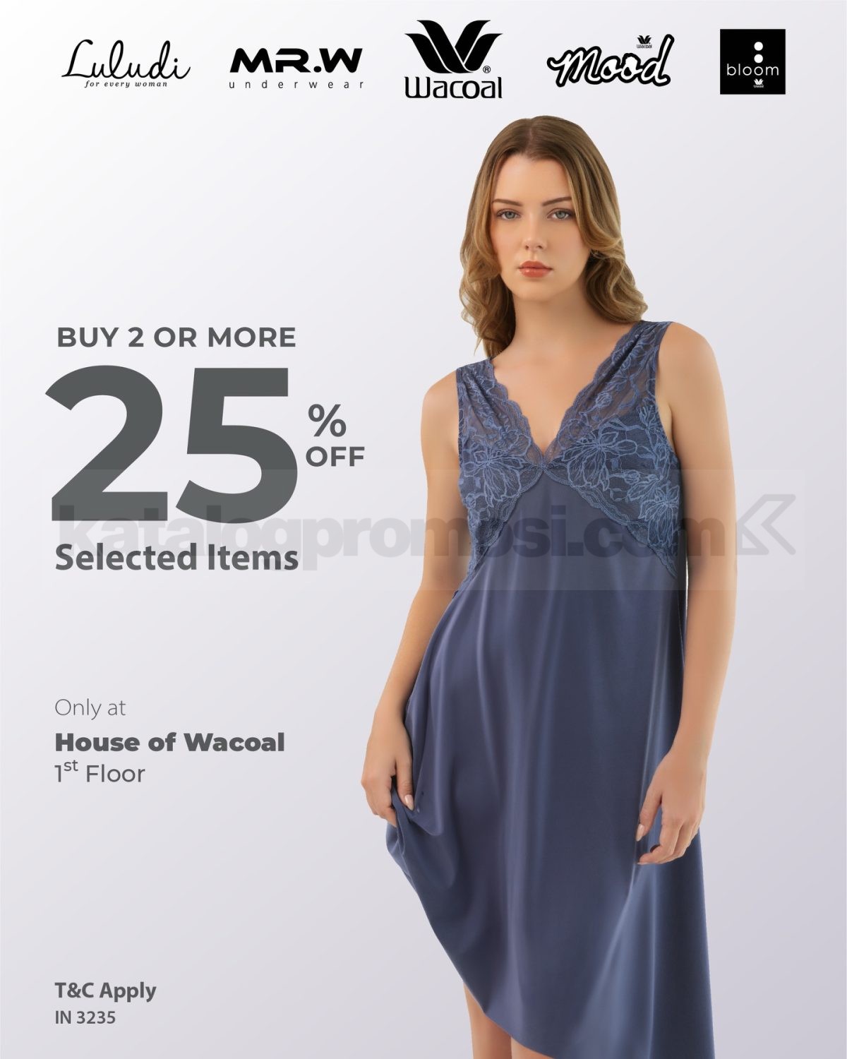 Promo House of Wacoal Buy 2 Diskon 25% Promo House of Wacoal Buy 2 Diskon 25% untuk selected items