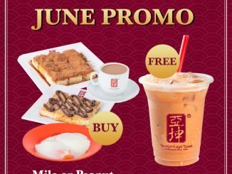 Promo Ya Kun Kaya Toast Thick Toast Beli Set Meal Gratis Iced Teh Tarik dengan pilihan menu favorit