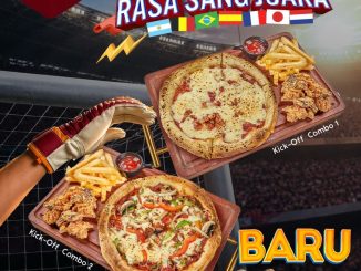 Promo Happy Day Pesta Bola Combo Mulai Rp. 85.000 dengan paket pizza crispy chicken dan french fries untuk nobar