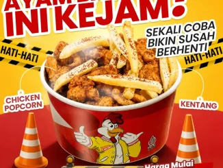 Promo Fritto Chicken Ayam Bacok Chicken Popcorn Kentang mulai Rp. 24.000 camilan pedas gurih