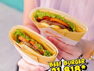 Promo Dcrepes Beef Burger Rp. 21.818 tanggal 25 Februari 2026 pembelian di outlet