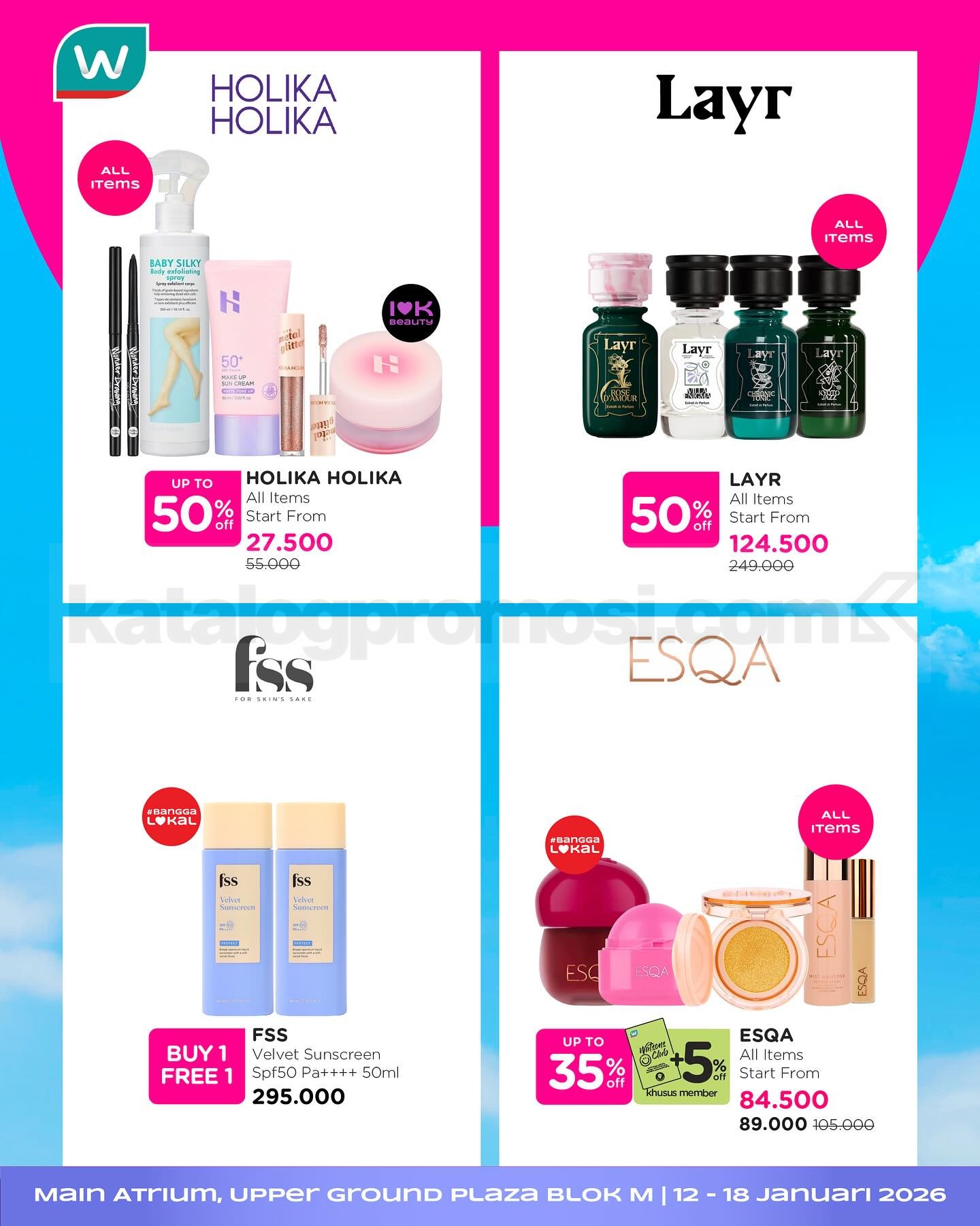 Beauty Bazaar Watsons di Plaza Blok M Beauty Bazaar Watsons di Plaza Blok M 4