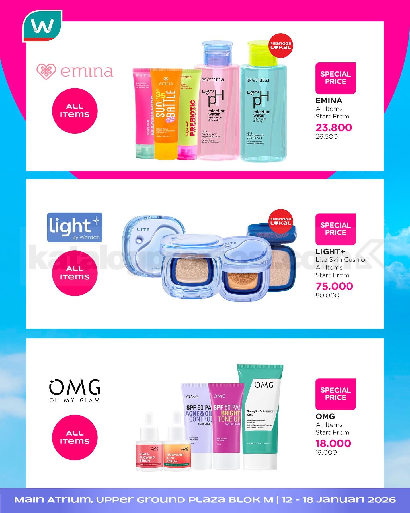 Beauty Bazaar Watsons di Plaza Blok M Beauty Bazaar Watsons di Plaza Blok M 6