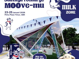 Cimory MOOve Fest 2026 di GBK dengan Milk Zone, Yogurt Zone, dan Slushie Zone.