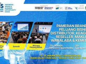 IBOS EXPO / INDONESIA BRAND & BUSINESS OPPORTUNITY SHOW 2026 berlangsung pada  Sabtu-Minggu, 17–18 Januari 2026, Pukul 10.00-21.00 wib di Convention Hall Lantai 2 Grand Galaxy Park Mall, Bekasi.