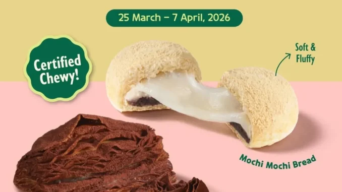 Promo Tous Les Jours Mochi Mochew Beli 3 Gratis 1 varian roti mochi terbaru