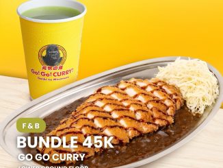 Paket Bundle Chicken Katsu Curry Rice + Drink cuma 45K di Go! Go! CURRY untuk makan siang