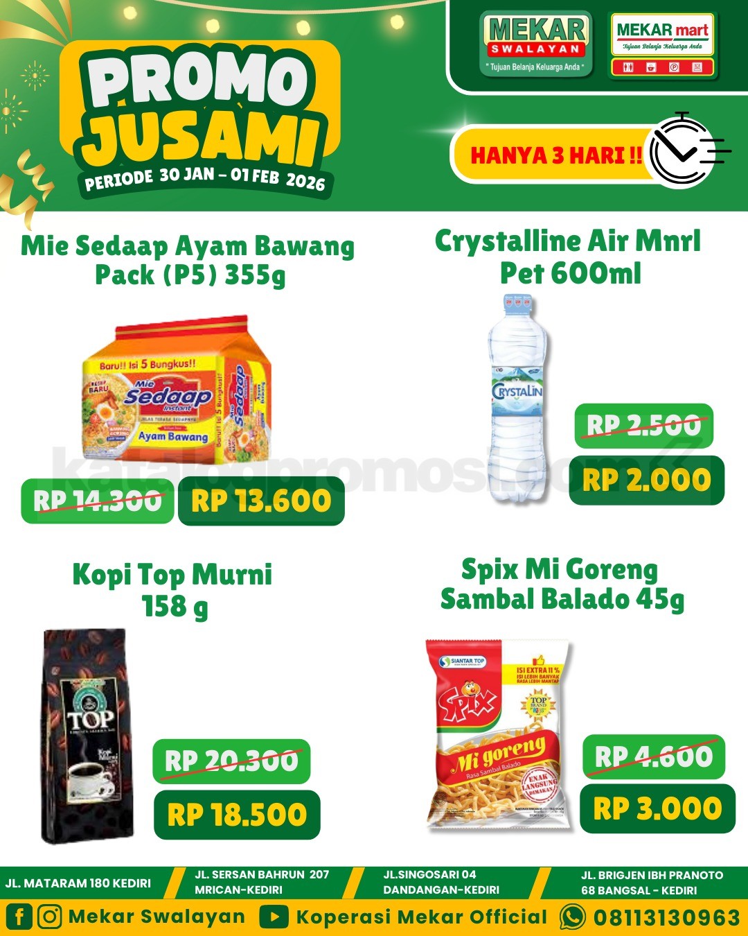 Promo Mekar Swalayan JUSAMI 30 Januari - 01 Februari 2026 Promo Mekar Swalayan JUSAMI 30 Januari - 01 Februari 2026 3