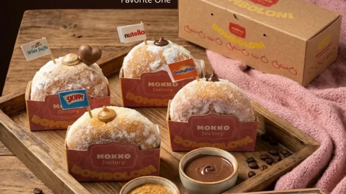 Promo Mokko Factory Bomboloni mulai Rp. 16.000 dengan topping premium