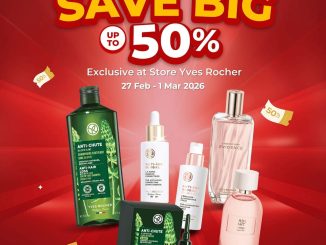 Promo Yves Rocher Diskon hingga 50% untuk produk favorit di store