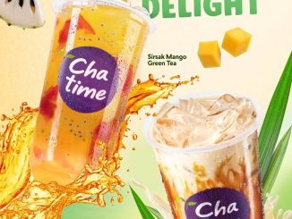 Promo Chatime NEW Sirsak Mango Green Tea dan Pandan Creamy Delight mulai Rp. 26.000 minuman edisi Lebaran