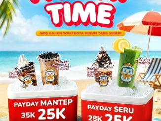 Promo Ai-CHA Payday Time 2 minuman Rp25.000 periode 25 sampai 31 Mei 2026 di seluruh outlet