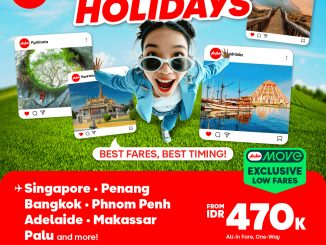 Promo AirAsia Deal lightful Holidays tiket mulai Rp. 470.000 rute internasional dan domestik