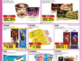 Promo Alfamart Ice Cream Fair periode 16 sampai 31 Maret 2026 untuk berbagai es krim