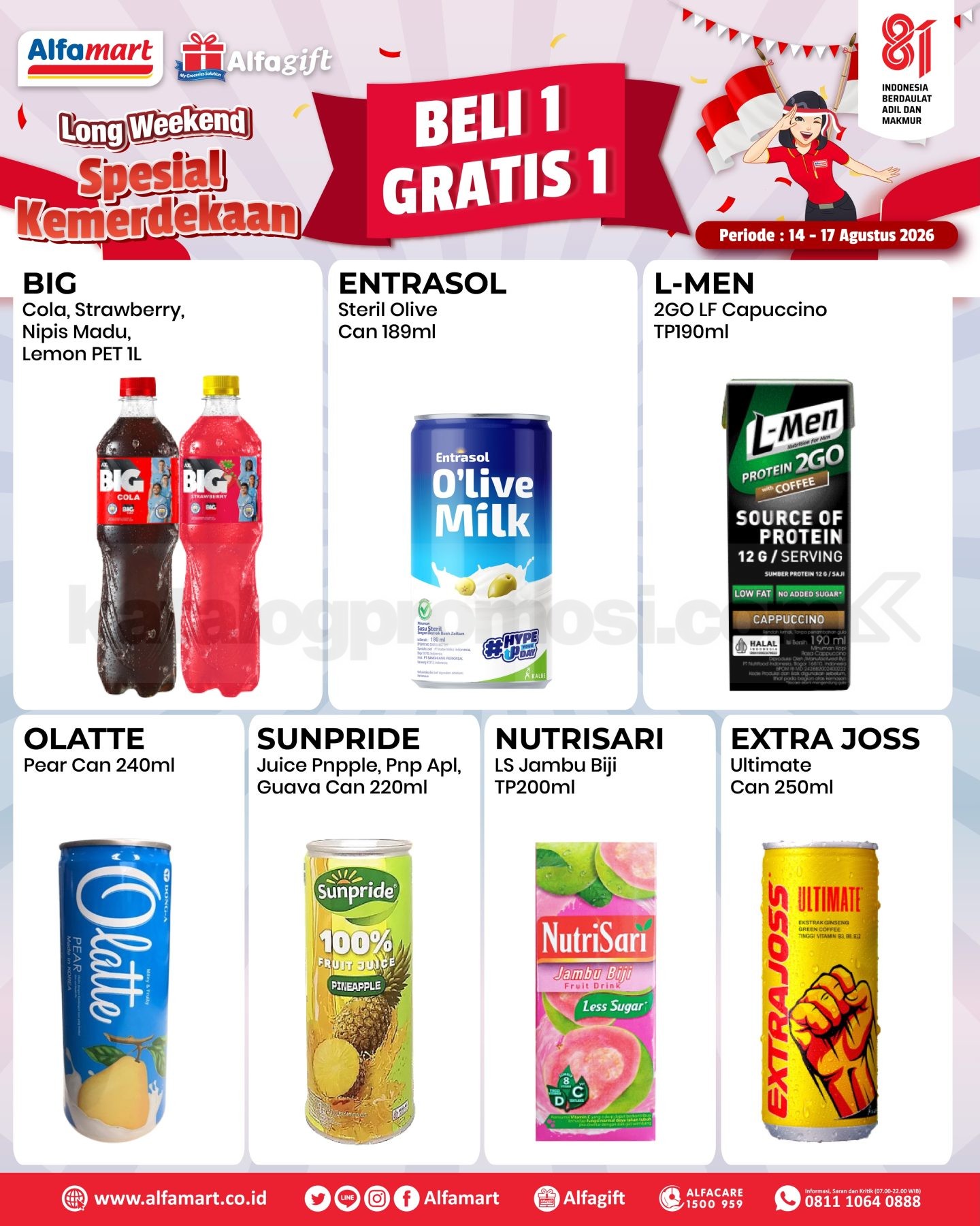 Promo Alfamart Long Weekend Kemerdekaan Beli 1 Gratis 1 Promo Alfamart Long Weekend Kemerdekaan Beli 1 Gratis 1 1