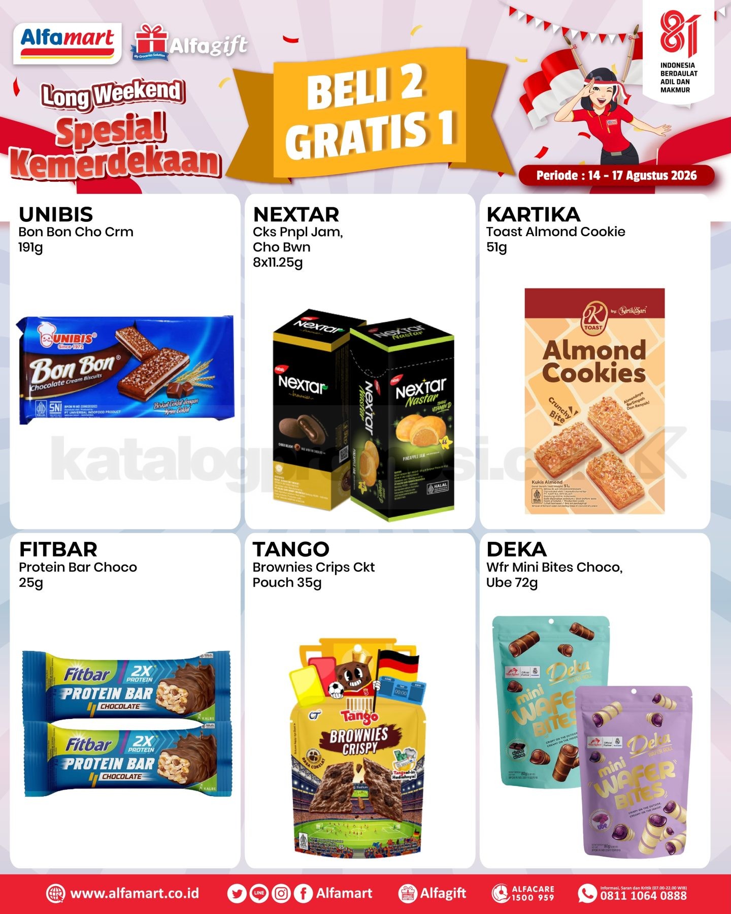 Promo Alfamart Long Weekend Kemerdekaan Beli 1 Gratis 1 Promo Alfamart Long Weekend Kemerdekaan Beli 1 Gratis 1 7