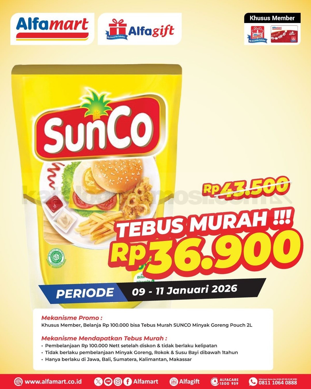 Promo ALFAMART Tebus Murah SUNCO Minyak Goreng 2L Promo ALFAMART Tebus Murah SUNCO Minyak Goreng 2L 1