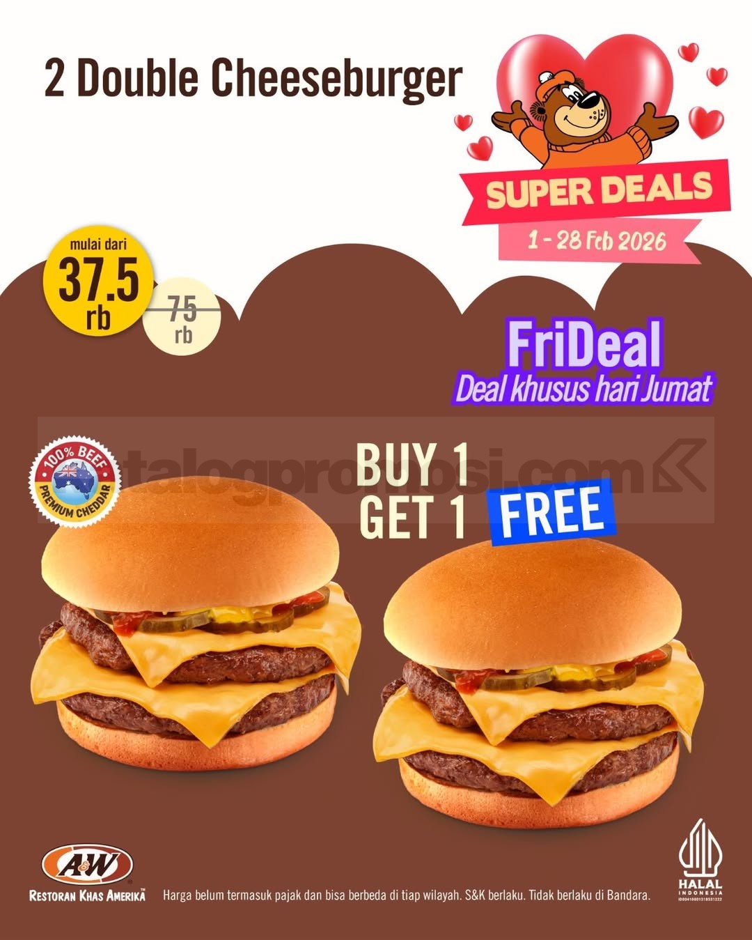 Promo A&W Kupon Diskon Super Deals Februari 2026 Promo A&W Kupon Diskon Super Deals Februari 2026 3