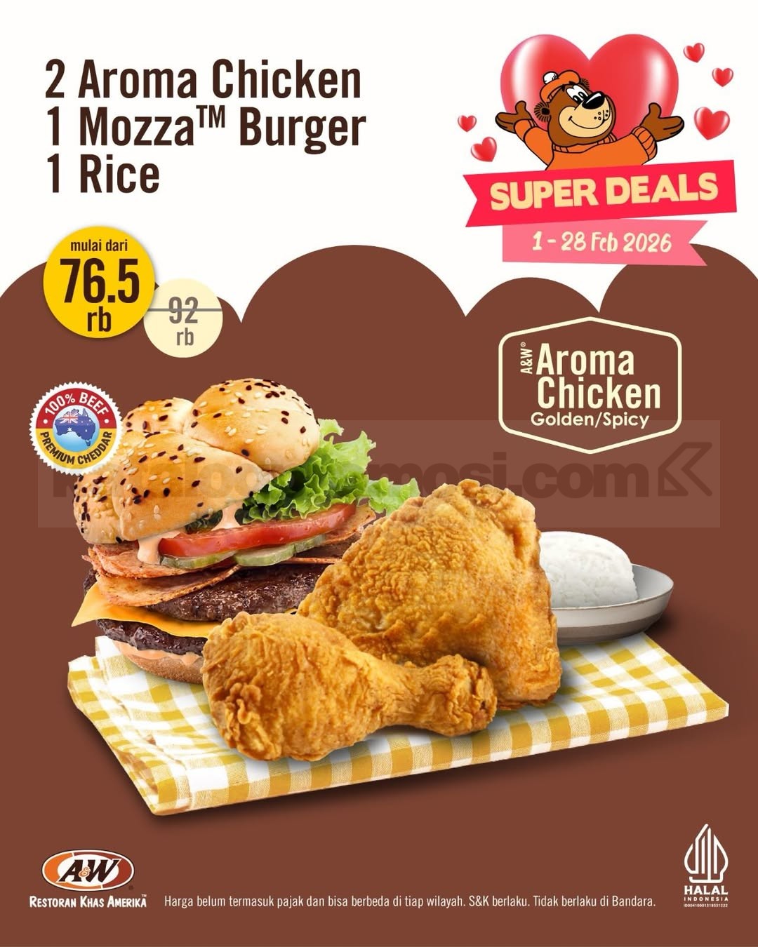 Promo A&W Kupon Diskon Super Deals Februari 2026 Promo A&W Kupon Diskon Super Deals Februari 2026 5