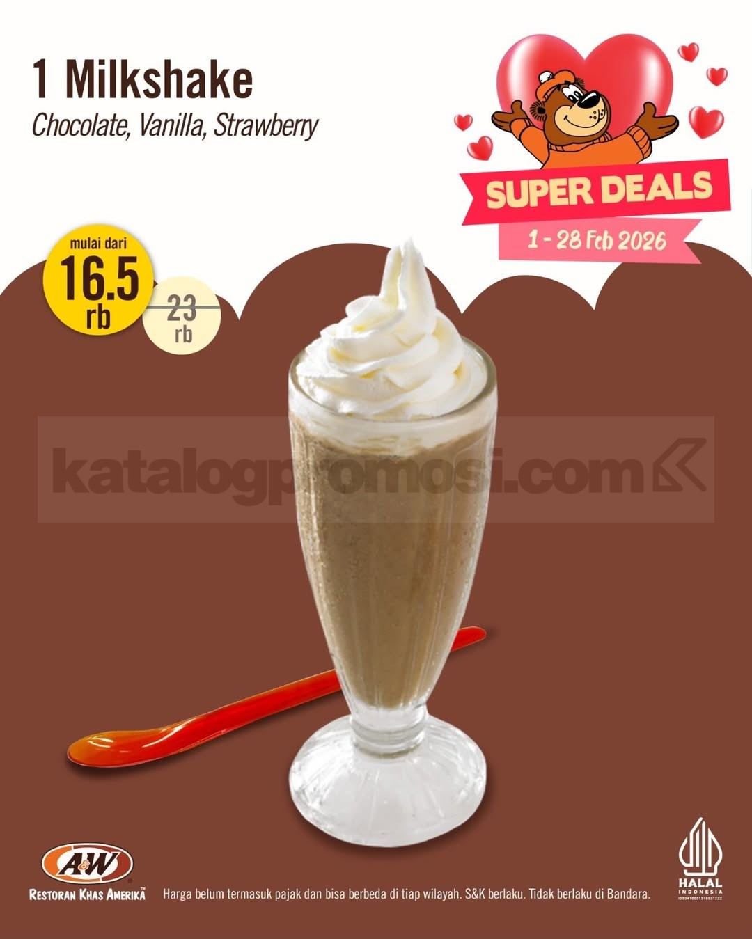 Promo A&W Kupon Diskon Super Deals Februari 2026 Promo A&W Kupon Diskon Super Deals Februari 2026 7
