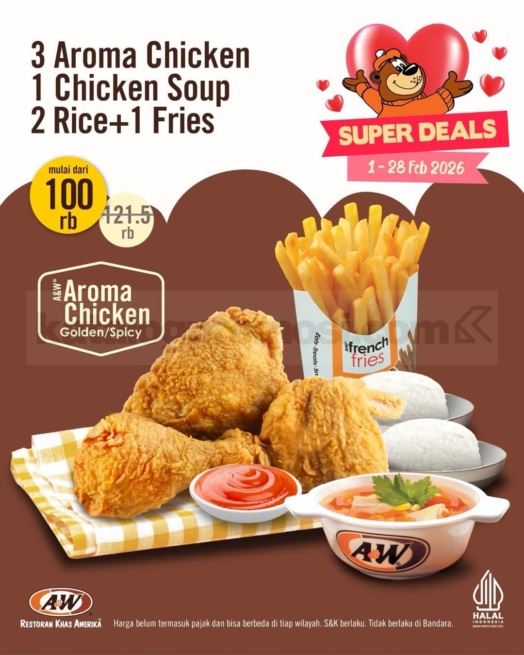 Promo A&W Kupon Diskon Super Deals Februari 2026 Promo A&W Kupon Diskon Super Deals Februari 2026 8