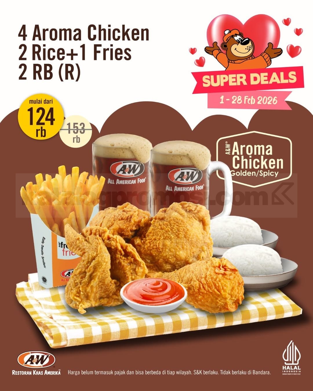 Promo A&W Kupon Diskon Super Deals Februari 2026 Promo A&W Kupon Diskon Super Deals Februari 2026 9