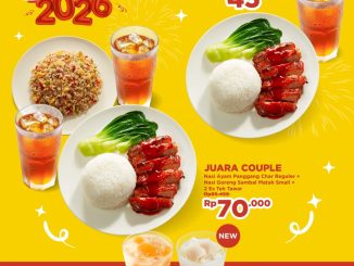 Promo Bakmi GM JUARA Januari Banyak Rasa mulai Rp. 45.455 dengan paket nasi ayam panggang char dan es teh tawar