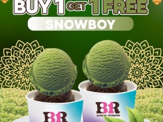 Promo Baskin Robbins Buy 1 Get 1 Free Snowboy 4 scoop ice cream Rp. 90.000