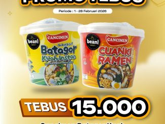 Promo Beanspot Alfamart Tebus Murah Menu Favorit Rp.15.000 dengan belanja minimal Rp.50.000