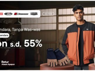 Promo Blibli Auto Black Friday Diskon 55% helm dan jaket riding original 20 Februari 2026