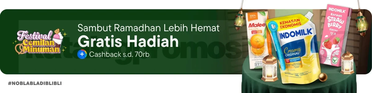 Promo Blibli Festival Cemilan & Minuman Cashback Rp. 70.000 Promo Blibli Festival Cemilan & Minuman cashback Rp. 70.000 untuk belanja minuman dan cemilan pilihan