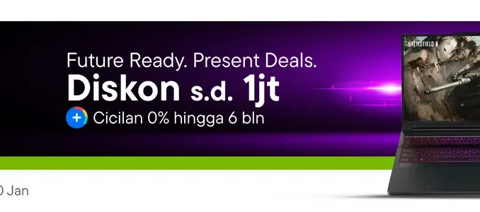 Blibli Laptop Gaming Nvidia GeForce RTX Diskon Rp. 1.000.000