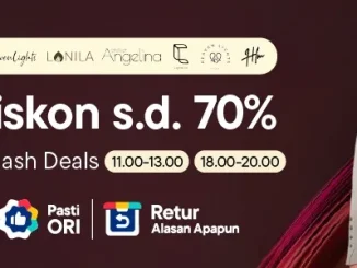 Promo Blibli Modest Wear Diskon hingga 70% dengan Flash Deals