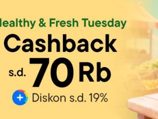 Promo Blibli Tuesday Groceries Cashback Rp. 70.000 + Diskon 19% untuk belanja groceries segar
