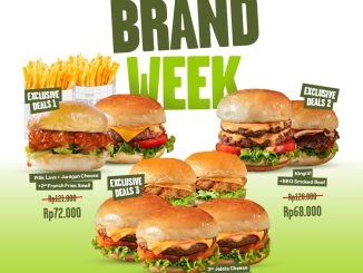 Promo Burger Bangor Brand Week Paket Hemat Mulai Rp. 68.000 dengan pilihan paket via GrabFood
