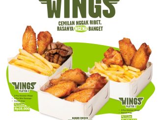 Promo Burger Bangor Chicken Wings Mulai Rp.30.000 hadir dengan pilihan paket Wings Platter dan Chicken Wings Original di outlet Burger Bangor.
