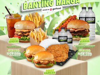 Promo Burger Bangor Menu Banting Harga mulai Rp. 59.000 via GoFood