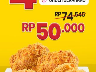 Promo CFC Monday Deal 4 Ayam Rp. 50.000 setiap hari Senin di outlet tertentu