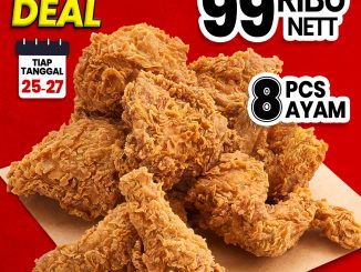 Promo CFC Payday Deal 8 pcs Ayam Rp. 99.000 paket ayam hemat periode Februari 2026